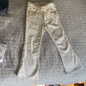 Zara Kids White Denim FlareTrousers